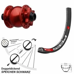 Dt-swiss 29 Zoll DT Swiss Boost Vorderrad 533 Son 28-15 6-Loch Nabendynamo