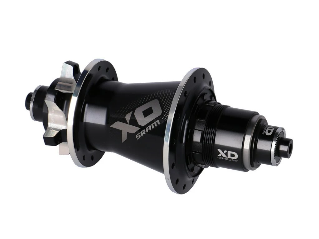 Sram Hinterrad-Nabe MTB X0 28-Loch 11-/12-fach Für 6-Loch Scheibenbremsen Schwarz/silbern 1 Sram Hinterrad-Nabe MTB X0 28-Loch 11-/12-fach Für 6-Loch Scheibenbremsen Schwarz/silbern