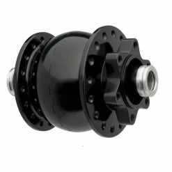 Son 28-12 Nabendynamo Disc 6-Loch Steckachse Schwarz Eloxiert