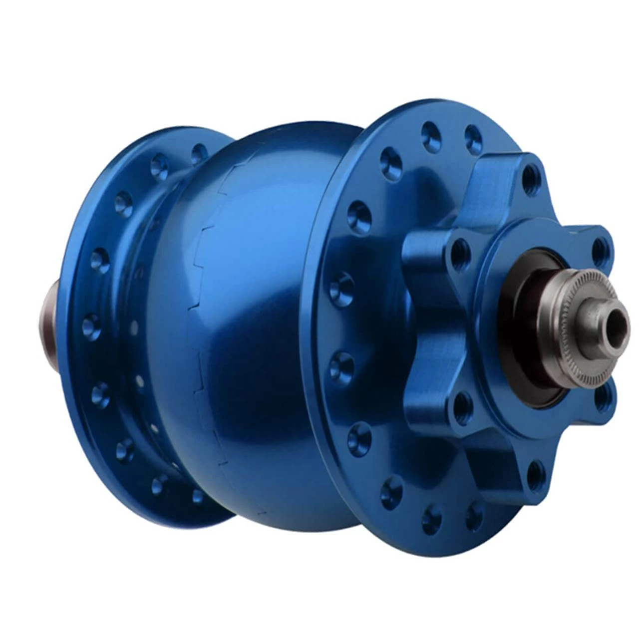 Son 28 Nabendynamo Disc 6-Loch Hohlachse Blau Eloxiert 1 Son 28 Nabendynamo Disc 6-Loch Hohlachse Blau Eloxiert