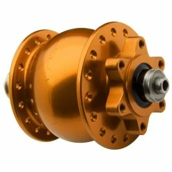 Son 28 Nabendynamo Disc 6-Loch Hohlachse Orange Eloxiert