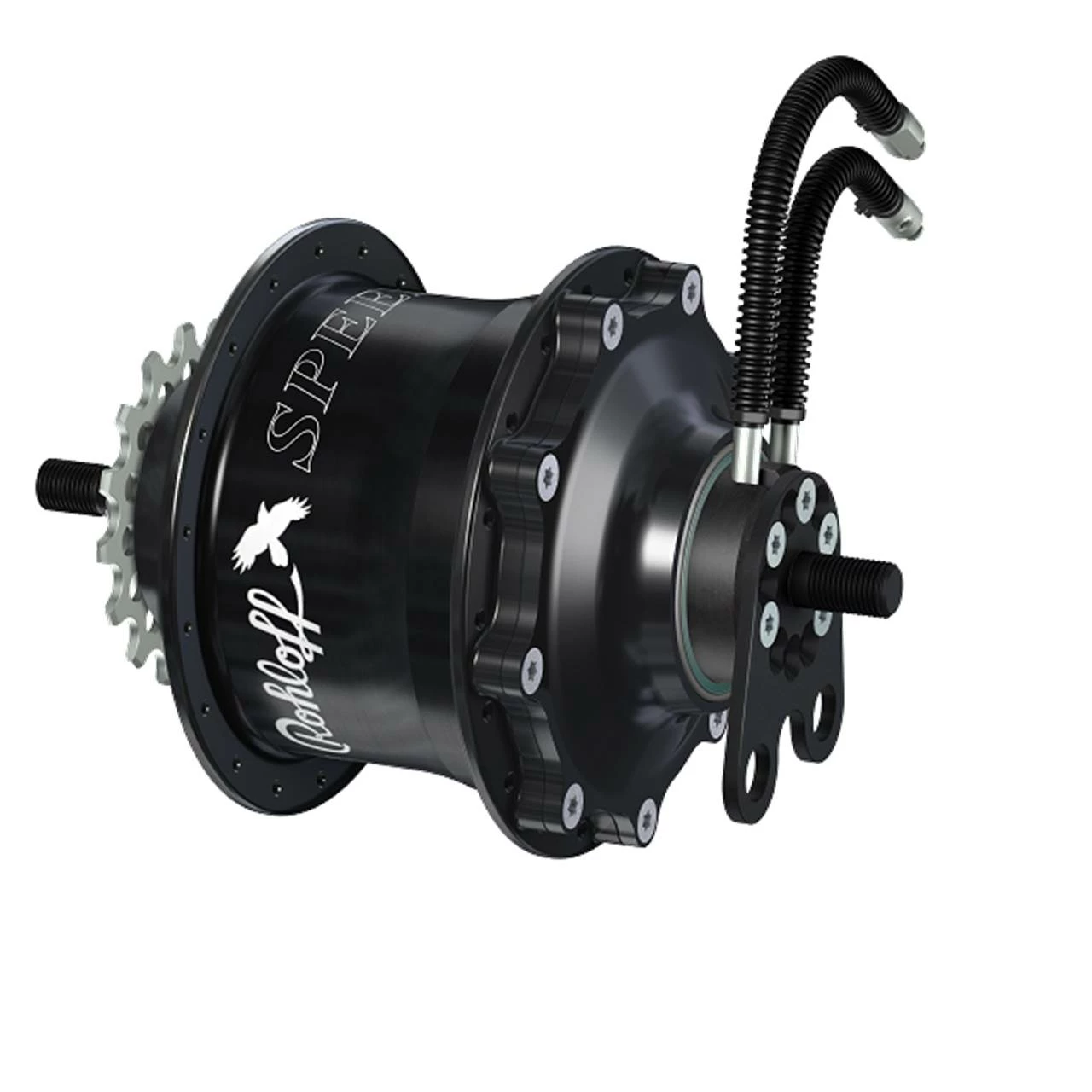 Rohloff Nabe 14 Gang Speedhub 500/14 Für Felgenbremse TS Schwarz 1 Rohloff Nabe 14 Gang Speedhub 500/14 Für Felgenbremse TS Schwarz