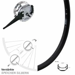 20 Zoll Vorderrad Lastenrad Ryde Andra 40 Sturmey Archer Trommelbremsnabe