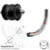 Dt-swiss 28 Zoll Vorderrad Son Delux Nabendynamo DT Swiss TK 540