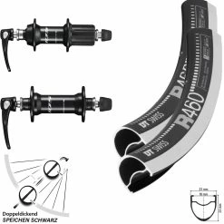 Dt-swiss DT Swiss R 460 Shimano 105 Rennrad Laufradsatz Schwarz