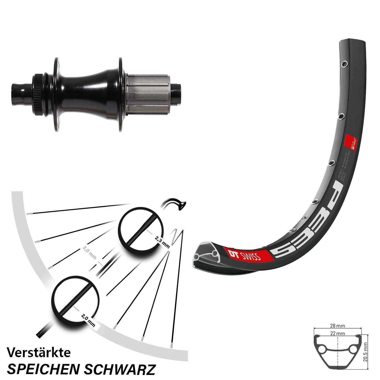 Dt-swiss 26 Zoll Hinterrad Formula DT Swiss 533 D Centerlock 1 Dt-swiss 26 Zoll Hinterrad Formula DT Swiss 533 D Centerlock