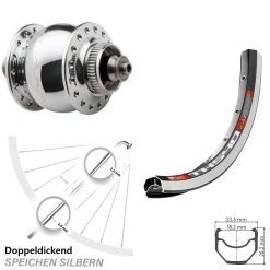 Dt-swiss 28 Zoll Vorderrad DT Swiss TK 540 Son28