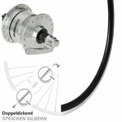 28 Zoll Nabendynamolaufrad Ryde DP 16 Shimano DH-3N72