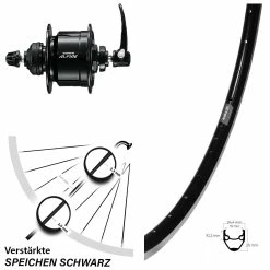 Vorderrad 28 Zoll Ryde Andra 20 Shimano Alfine Nabendynamo