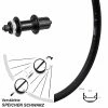 Schwarzes 26 Zoll Hinteres Rad Ryde Andra 40 Disc Shimano FH-M4050 Centerlock