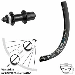 Dt-swiss 29 Zoll Hinterrad Shimano FH-M4050 DT Swiss H 522 Centerlock