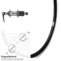 28 Zoll Hinterrad Ryde Dutch 19 Shimano 105 FH-R7000