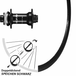 Shimano 105 HB-R7070 Ryde DP 16 Disc Laufrad 28 Zoll Für Steckachse