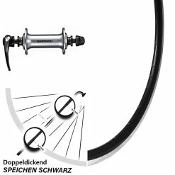 Shimano HB-RS400 Silbern Ryde DP 16 Vorderrad 28 Zoll