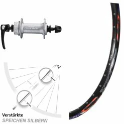 26 Zoll Vorderrad DRC Zzyzx Disc Mit Shimano Deore HB-M6000 Nabe