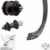 Dt-swiss 28 Zoll Laufradsatz Road Dynamo DT Swiss R 460 Disc Nabe KX-G 11-fach Son 28 Centerlock