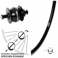 Vorderrad 28 Zoll Ryde Andra 20 Shutter Precision Schwarz