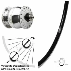 Vorderes Rad Mit Nabendynamo Son 28 Zoll Ryde Andra 20