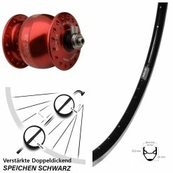 Vorderrad Fahrrad 28 Zoll Ryde Andra 20 Son 28 Rot
