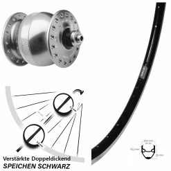 Fahrrad Nabendynamolaufrad Son 28 Zoll Ryde Andra 20