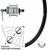 Vorderrad 28 Zoll Ryde Andra 40 Disc Shimano DH-3D32 6-Loch