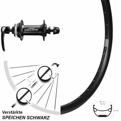 Ryde Andra 29 Disc Vorderrad 24 Zoll Mit Shimano Deore HB-M6000 Nabe