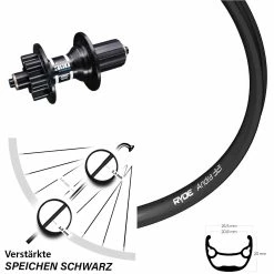 Ryde Andra 321 Disc 29 Zoll Hinterrad DT Swiss 350 Hybrid 5/135 Mm