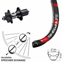 Dt-swiss 28-29 Zoll Hinterrad DT Swiss 545D Disc 350 Hybrid 5/135 Mm