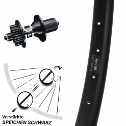 Hinterrad Ryde Rival 30 Disc 29 Zoll DT Swiss 350 Hybrid 5/135 Mm