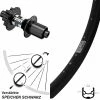 Ryde Andra 30 Disc Hinterrad 26 Zoll DT Swiss 350 Hybrid Steckachse Nabe