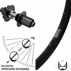 Ryde Andra 30 Disc Hinterrad 26 Zoll DT Swiss 350 Hybrid Steckachse Nabe