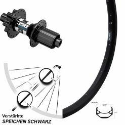 DT Swiss 350 Hybrid Ryde Andra 40 Disc Hinterrad 20 Zoll