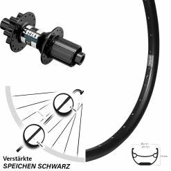 DT Swiss 350 Hybrid Ryde Andra 29 Hinterrad 26 Zoll 6-Loch