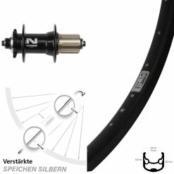 Ryde Andra 30 Disc Hinterrad 28-29 Zoll Mit Novatec D042 Nabe