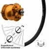 27,5 Zoll Vorderes Rad Mit SON 28 Orange Disc 6-Loch Nabendynamo Ryde Andra 40