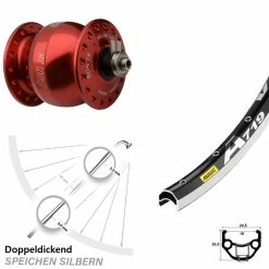 Vorderes Rad Mit Son 28 Nabendynamo Mavic A 719