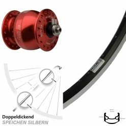 26 Zoll Vorderrad Ryde Andra 35 Son28