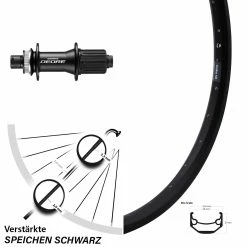 26 Zoll Hinterrad Shimano FH-M618 Ryde Andra 40 Disc Centerlock
