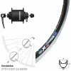 Vorderrad 28 Zoll Ryde X-Plorer Shimano DH-T4000-1N Alivio
