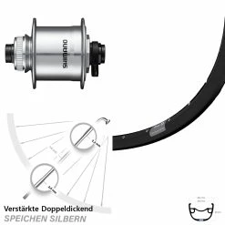 Shimano DH-UR705 Ryde Rival 23 Vorderrad 27,5 Zoll 12x100 Mm
