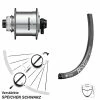 Dt-swiss Vorderrad 27,5 Zoll DT Swiss R 500 12x100 Mm Shimano DH-UR705 Für Steckachse 12/100 Mm