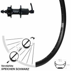 Shimano FH-M475 Ryde Andra 29 Hinterrad 27,5+ Zoll Für Schnellspanner