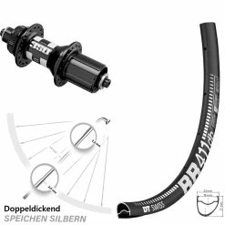 Dt-swiss 350 DT Swiss RR 411 Laufrad 5/135 Mm 11-fach Road Disc 28 Zoll Für Schnellspanner