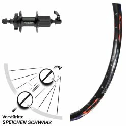 Hinterrad 26 Zoll DRC ZZYZX Disc 6-loch Shimano FH-M756 Schnellspanner