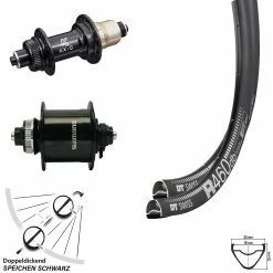 Dt-swiss 28 Zoll Laufradsatz DT Swiss R 460 Road Disc Dynamo 700-3D KX-G Sram XD-R