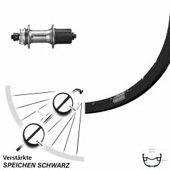 Shimano Alivio FH-M4050 Ryde Rival 23 Laufrad 29 Zoll 5/135 Mm