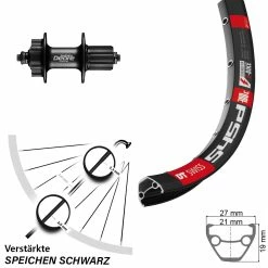 Dt-swiss DT Swiss 545 Hinterrad 26 Zoll Mit Shimano Deore FH-M525A Nabe