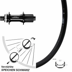 20 Zoll Hinterrad Shimano Deore 12x142 Mm Ryde Andra 40 Disc Centerlock