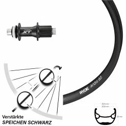 Ryde Andra 321 Hinterrad 28/29 Zoll Mit Shimano XT Nabe