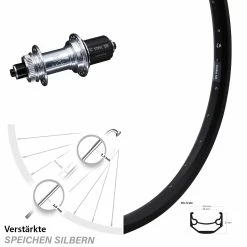 Hinterrad 26 Zoll Ryde Andra 40 Disc Centerlock KX-G/S Nabe 135 Mm Schnellspanner